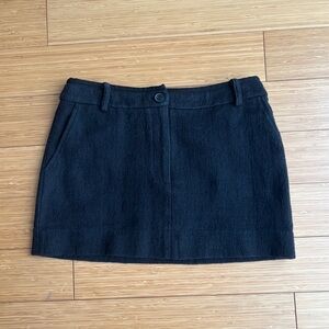Vintage Swildens y2k black mini skirt